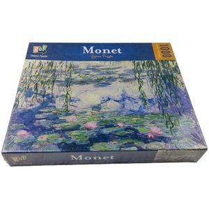 Go! Classic Monet 1000 Piece Jigsaw Puzzle 19 1/2 x 30 5/8 Inches